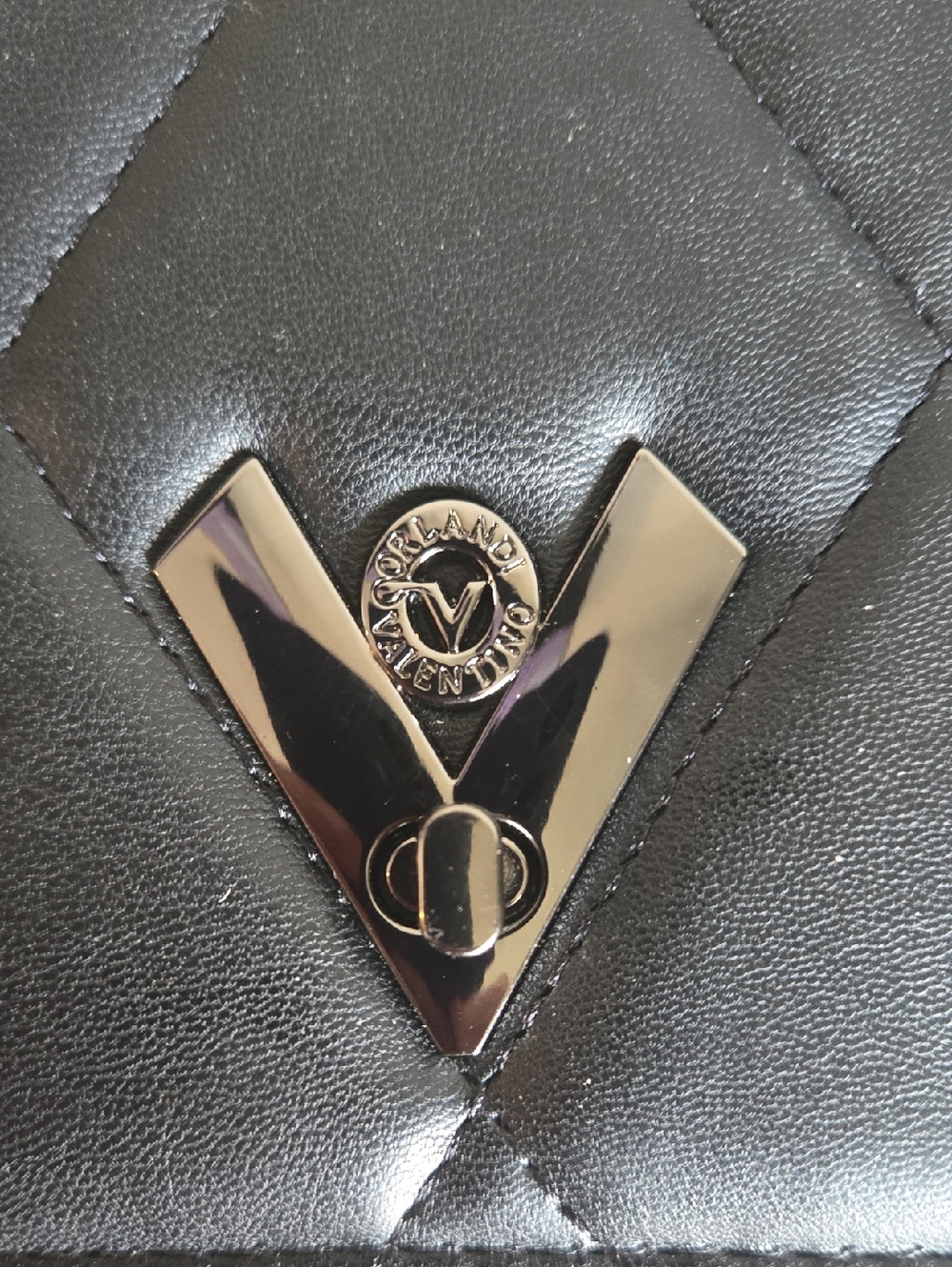 Valentino Orlandi Black Quilted Women's Bag Nwt!! Stunning - Picture 7 of 10